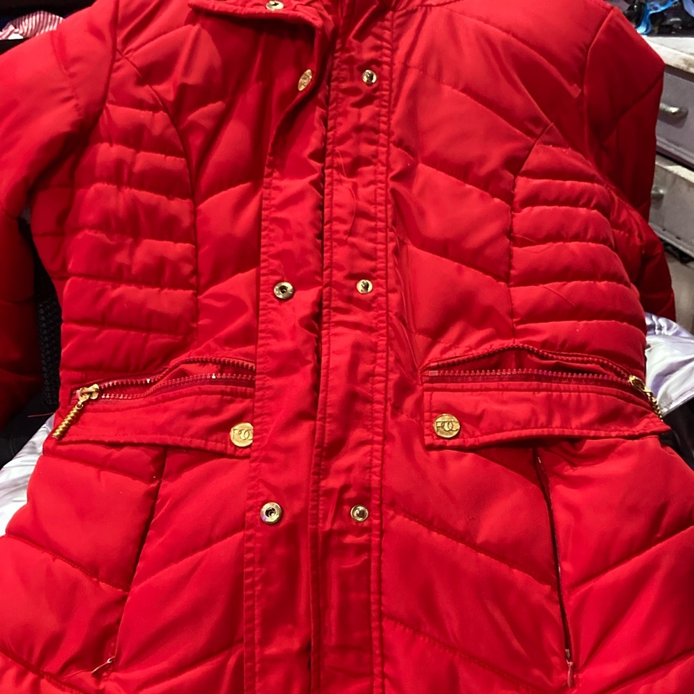 Women’s red coat
